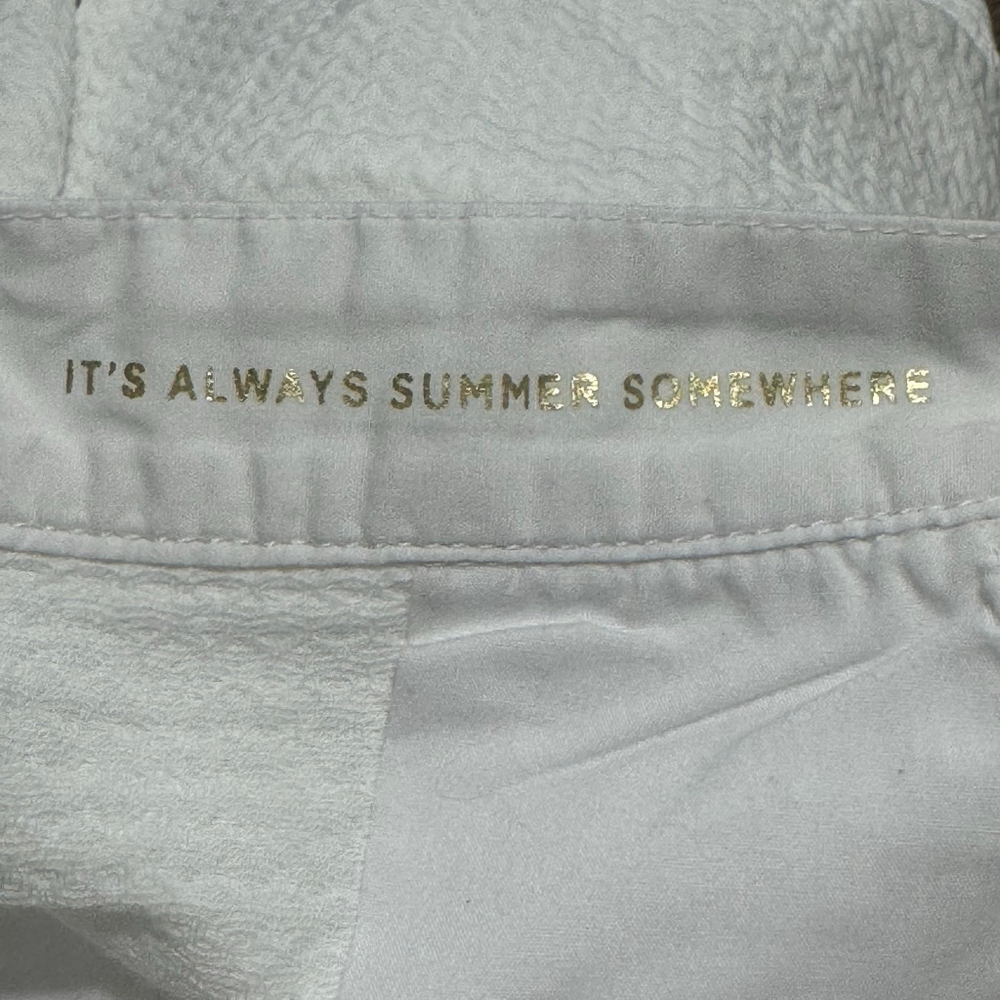 Lilly Pulitzer Buttercup Shorts White Textured Scallop Hem Size 6 Summer - Picture 9 of 10